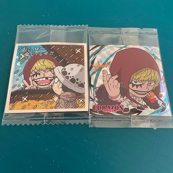 ワンピース　ウエハースシール　log.5 サボ　ロー　コラソン 未開封品！】 ワンピースウエハースシールLOG5 ロー＆コラソン